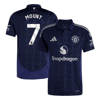 Men's MOUNT #7 Manchester United Away Replica Soccer Jersey 2024/25 Men's MOUNT #7 Manchester United Away Replica Soccer Jersey 2024/25