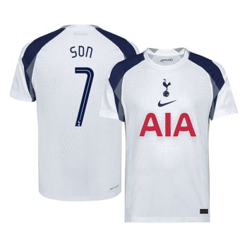 Men's SON #7 Tottenham Hotspur Home Authentic Jersey - UCL 2025/26