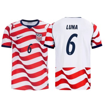 Men's Diego Luna #6 USA Home Stadium Replica Jersey World Cup 2026