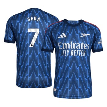 Men's SAKA #7 Arsenal Away Authentic Jersey 2025/26 Men's SAKA #7 Arsenal Away Authentic Jersey 2025/26