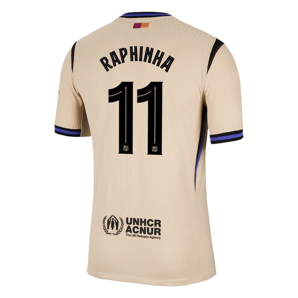 Men's RAPHINHA #11 Barcelona Away Authentic Soccer Jersey - UCL 2025/26 Men's RAPHINHA #11 Barcelona Away Authentic Soccer Jersey - UCL 2025/26