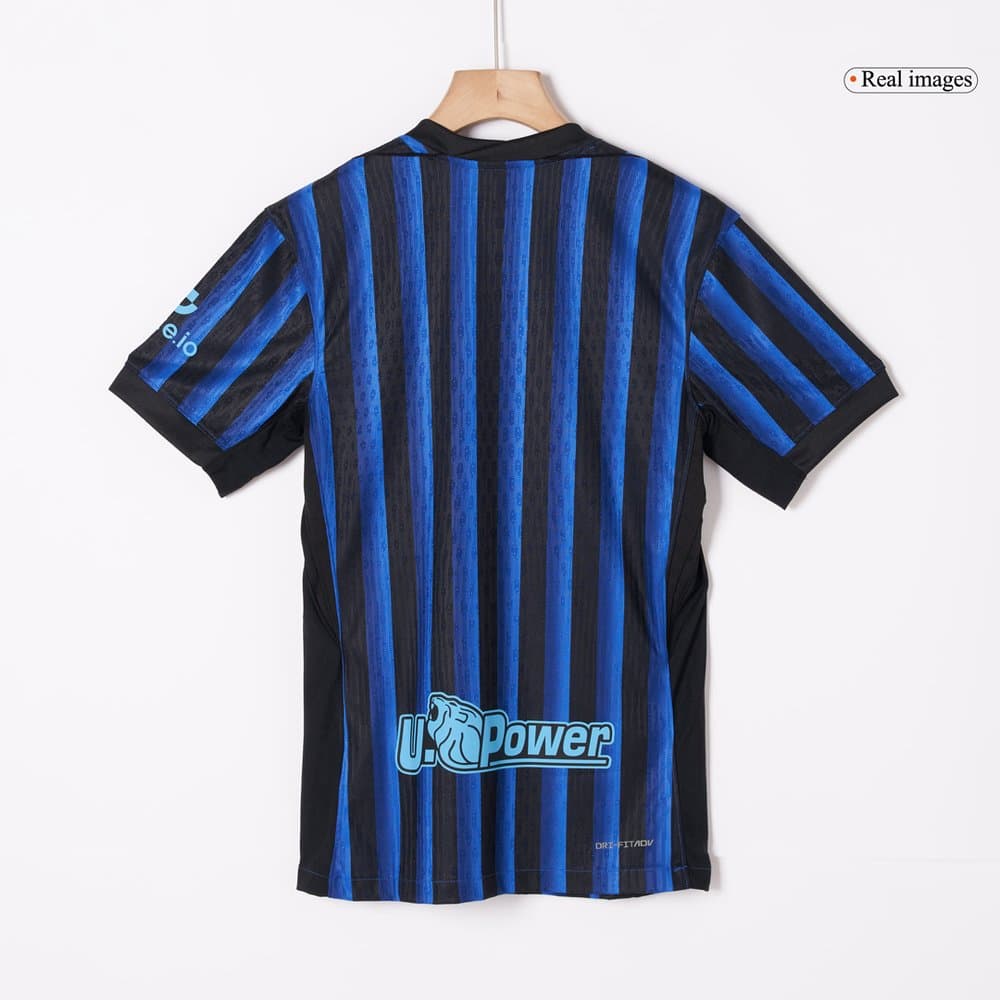 Men's THURAM #9 Inter Milan Home Authentic Soccer Jersey 2025/26 Men's THURAM #9 Inter Milan Home Authentic Soccer Jersey 2025/26