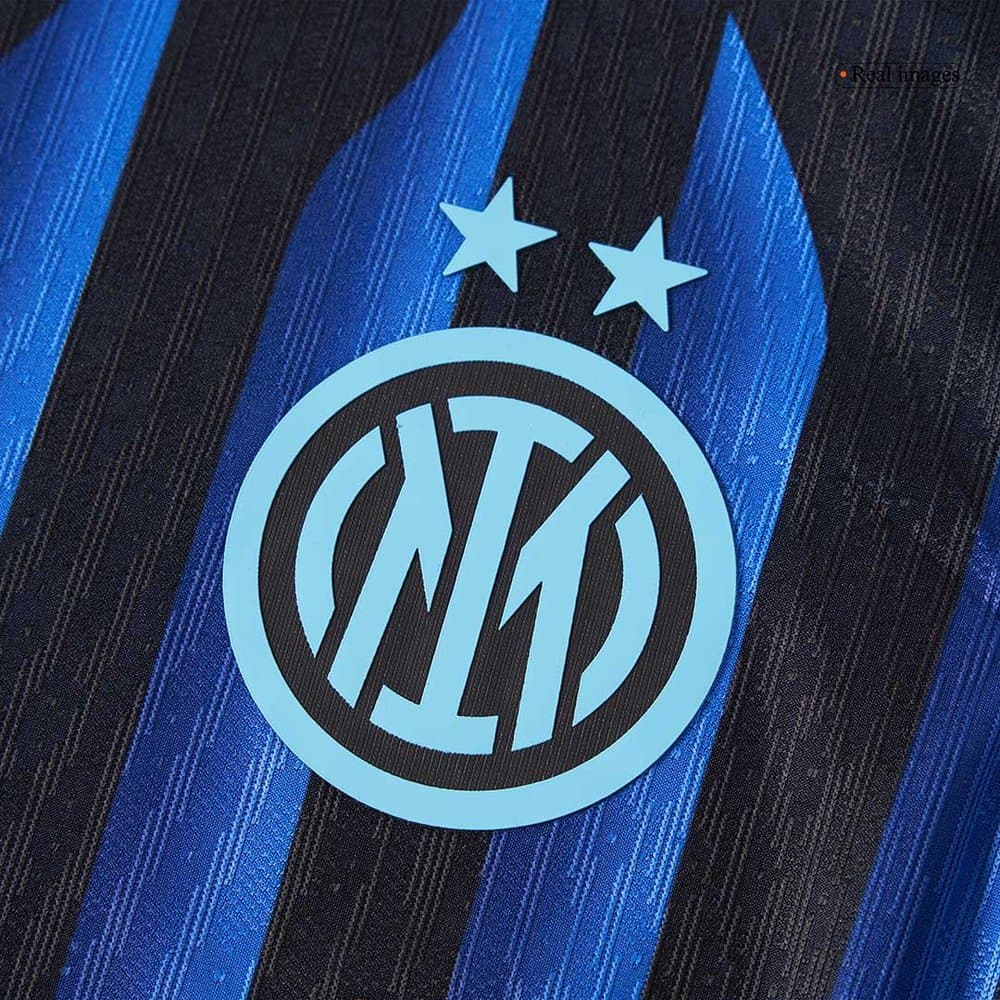 Men's THURAM #9 Inter Milan Home Authentic Soccer Jersey 2025/26 Men's THURAM #9 Inter Milan Home Authentic Soccer Jersey 2025/26