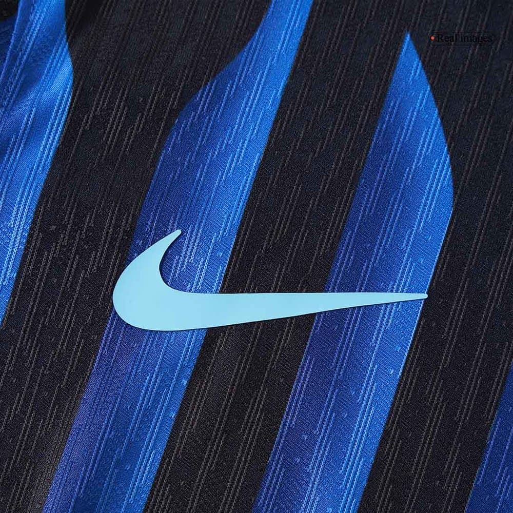 Men's THURAM #9 Inter Milan Home Authentic Soccer Jersey 2025/26 Men's THURAM #9 Inter Milan Home Authentic Soccer Jersey 2025/26
