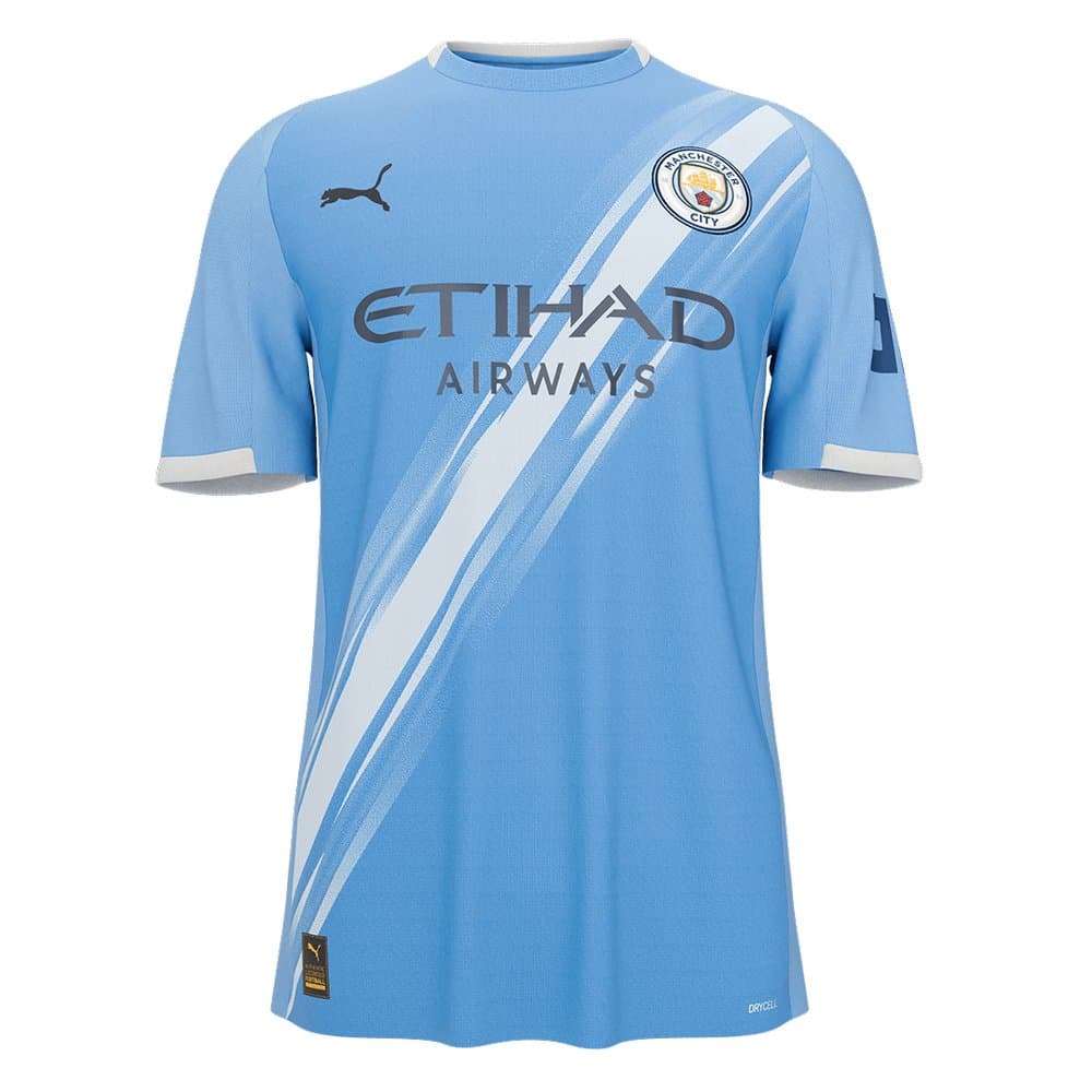 Men's REIJNDERS #4 Manchester City Home Replica Soccer Jersey 2025/26 Men's REIJNDERS #4 Manchester City Home Replica Soccer Jersey 2025/26