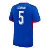 Men's KOUNDE #5 France Home Replica Soccer Jersey 2024