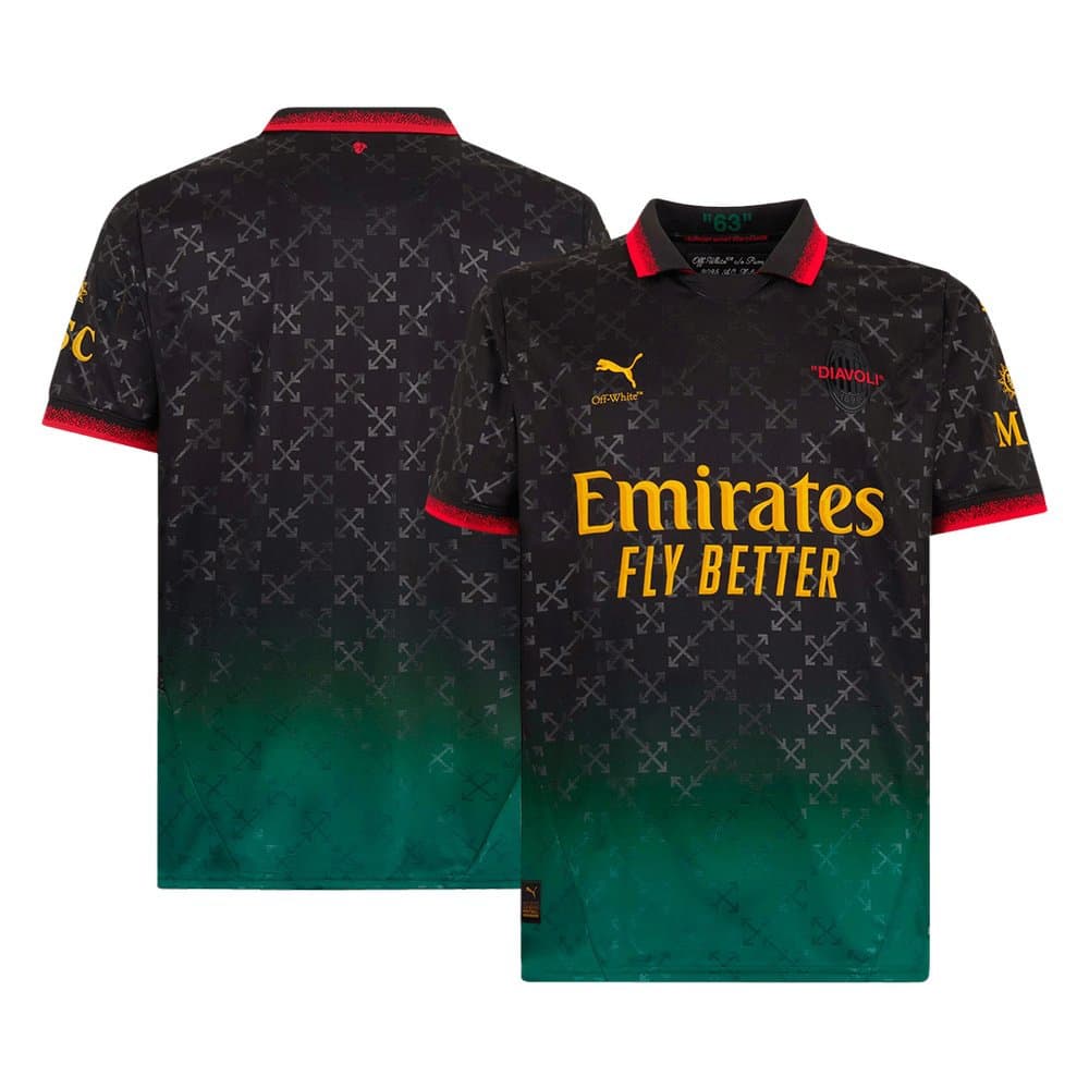 Men's AC Milan Fourth Away Replica Soccer Jersey 2024/25 Men's AC Milan Fourth Away Replica Soccer Jersey 2024/25