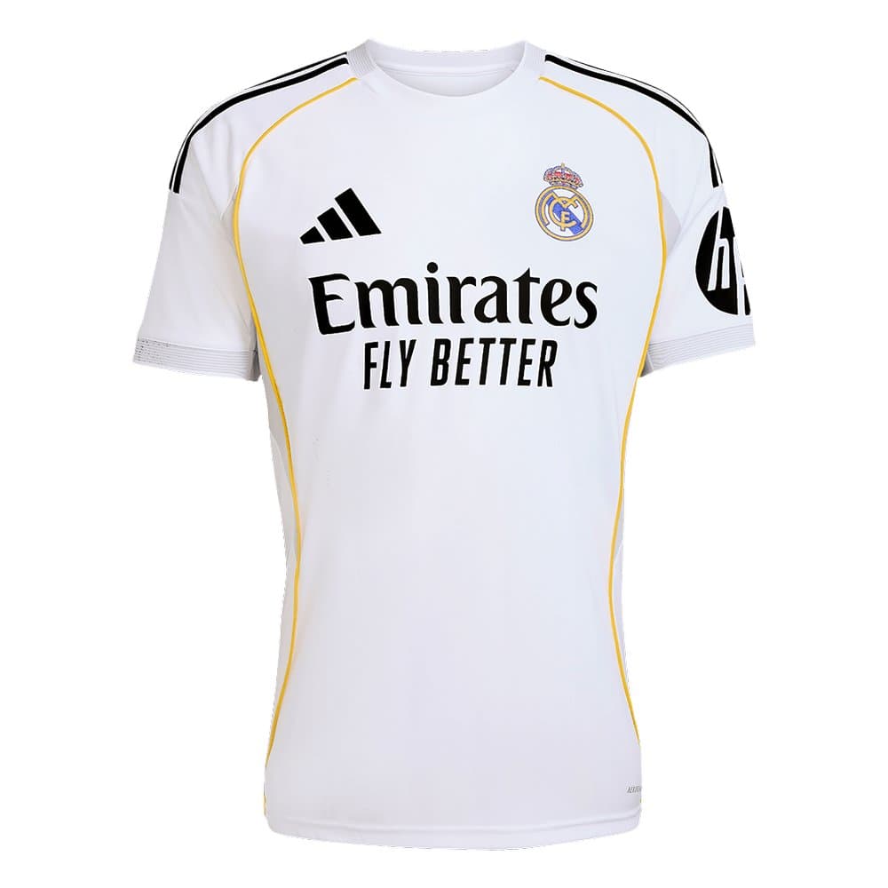 Men's HUIJSEN #24 Real Madrid Home Replica Soccer Jersey 2025/26 Men's HUIJSEN #24 Real Madrid Home Replica Soccer Jersey 2025/26