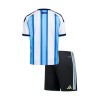Kid's Argentina Home Soccer Jersey Kit World Cup 2026