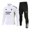 Men's Real Madrid 1/4 Zip Tracksuit 2025/26