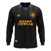 Men's Manchester United Away Retro Soccer Jersey Long Sleeve 1993/94 Men's Manchester United Away Retro Soccer Jersey Long Sleeve 1993/94