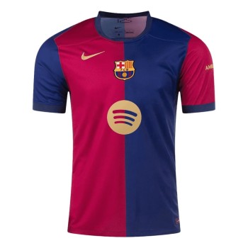 Men's Barcelona Home Replica Soccer Jersey-Spotify Logo Without Text 2024/25 Men's Barcelona Home Replica Soccer Jersey-Spotify Logo Without Text 2024/25