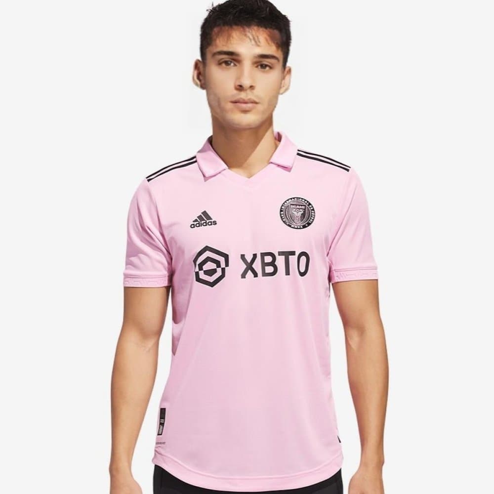Men's Inter Miami CF Home Authentic Soccer Jersey 2022 Men's Inter Miami CF Home Authentic Soccer Jersey 2022