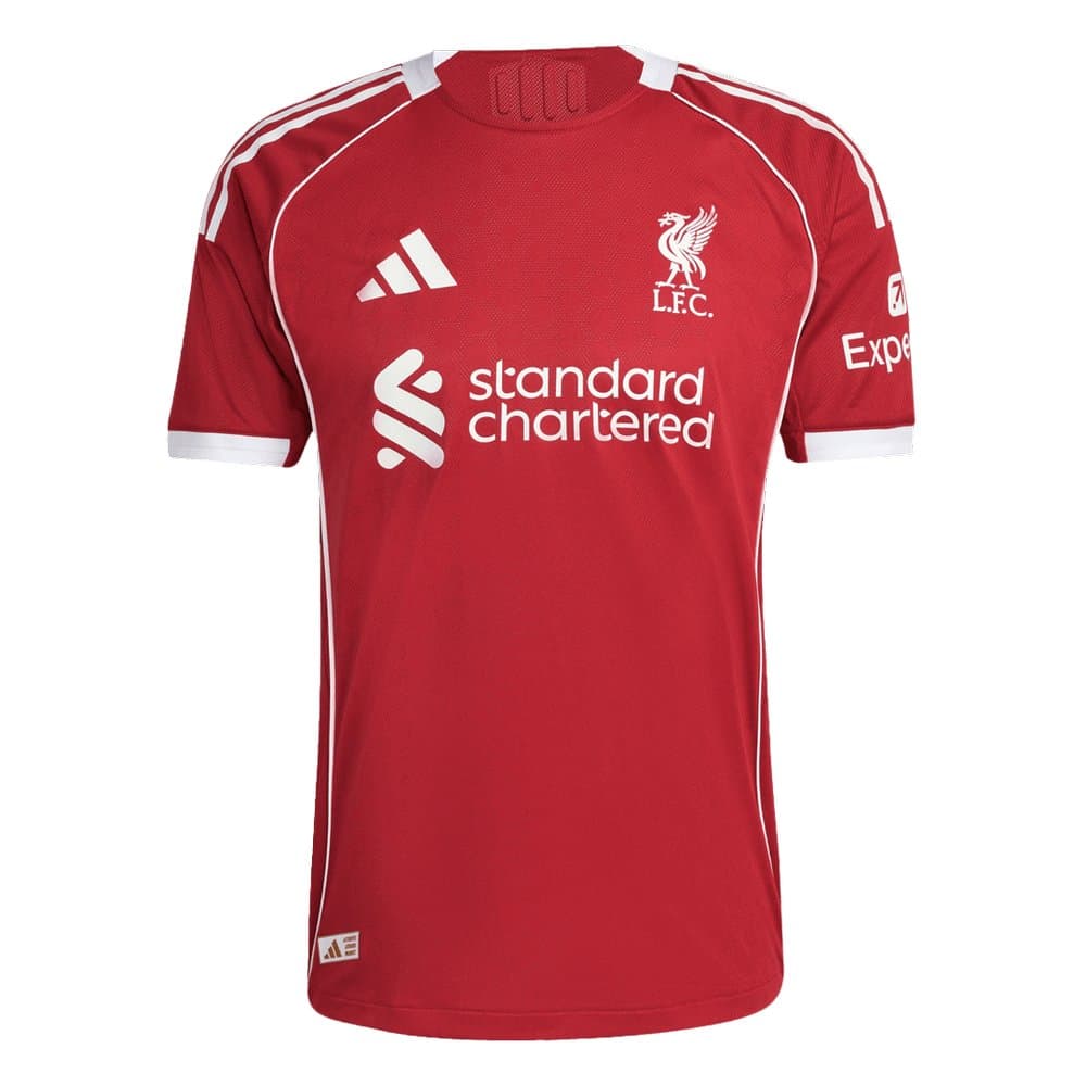 Men's VIRGIL #4 Liverpool Home Authentic Soccer Jersey 2025/26 Men's VIRGIL #4 Liverpool Home Authentic Soccer Jersey 2025/26