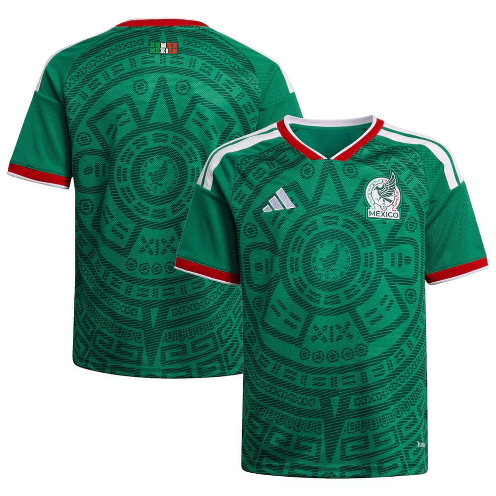 Kid's Mexico Home Replica Jersey World Cup 2026