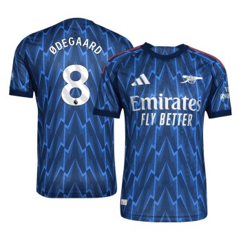 Men's ØDEGAARD #8 Arsenal Away Authentic Jersey 2025/26
