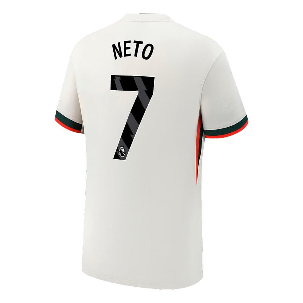Men's NETO #7 Chelsea Away Replica Soccer Jersey 2025/26