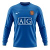 Men's Manchester United Third Away Long Sleeve Retro Soccer Jersey 2008/09 Men's Manchester United Third Away Long Sleeve Retro Soccer Jersey 2008/09
