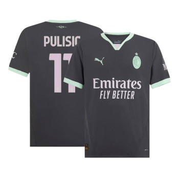 Men's PULISIC #11 AC Milan Third Away Replica Soccer Jersey 2024/25 Men's PULISIC #11 AC Milan Third Away Replica Soccer Jersey 2024/25
