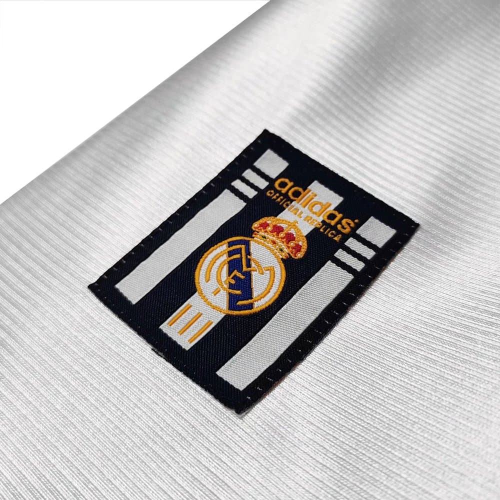 Men's Real Madrid Home Retro Soccer Jersey 1999/00