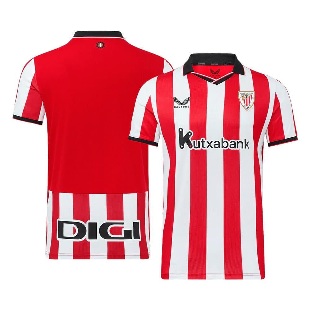 Men's Athletic Club de Bilbao Home Replica Soccer Jersey 2025/26