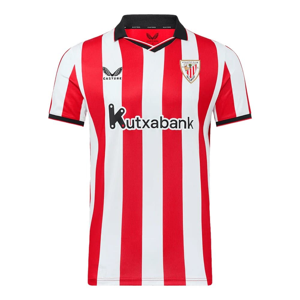 Men's Athletic Club de Bilbao Home Replica Soccer Jersey 2025/26