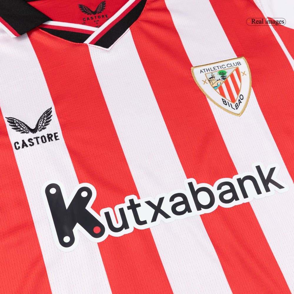 Men's Athletic Club de Bilbao Home Replica Soccer Jersey 2025/26