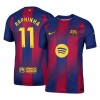 Men's RAPHINHA #11 Barcelona Home Authentic Soccer Jersey 2025/26