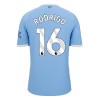 Men's RODRIGO #16 Manchester City Home Replica Soccer Jersey 2025/26