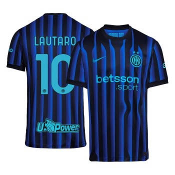 Men's LAUTARO #10 Inter Milan Home Replica Soccer Jersey 2025/26 Men's LAUTARO #10 Inter Milan Home Replica Soccer Jersey 2025/26