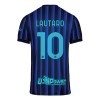 Men's LAUTARO #10 Inter Milan Home Replica Soccer Jersey 2025/26