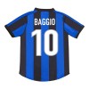 Men's BAGGIO #10 Inter Milan Home Retro Soccer Jersey 1999/00