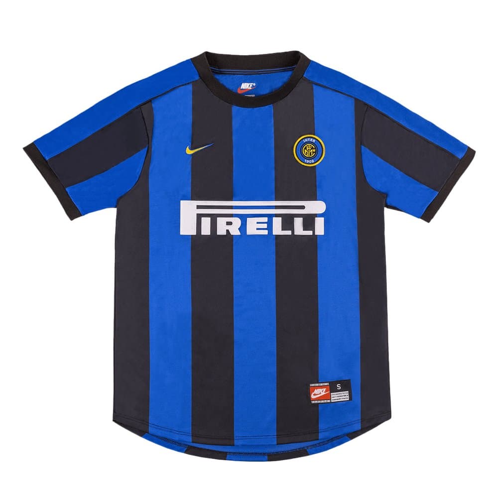 Men's BAGGIO #10 Inter Milan Home Retro Soccer Jersey 1999/00