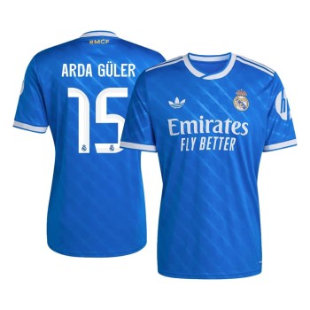 Men's ARDA GÜLER #15 Real Madrid Third Away Replica Soccer Jersey 2025/26