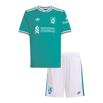 Kid's Liverpool Third Away Soccer Jersey Kit 2025/26