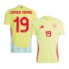 Men's LAMINE YAMAL #19 Spain Away Replica Soccer Jersey EURO 2024 Men's LAMINE YAMAL #19 Spain Away Replica Soccer Jersey EURO 2024