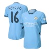 Men's RODRIGO #16 Manchester City Home Authentic Jersey - UCL 2024/25 Men's RODRIGO #16 Manchester City Home Authentic Jersey - UCL 2024/25