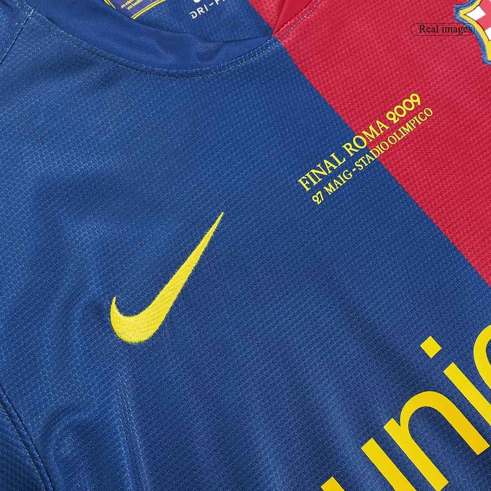 Men's MESSI #10 Barcelona Home Retro Soccer Jersey - UCL Final 2008/09