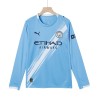Men's Manchester City Home Long Sleeve Jersey 2025/26