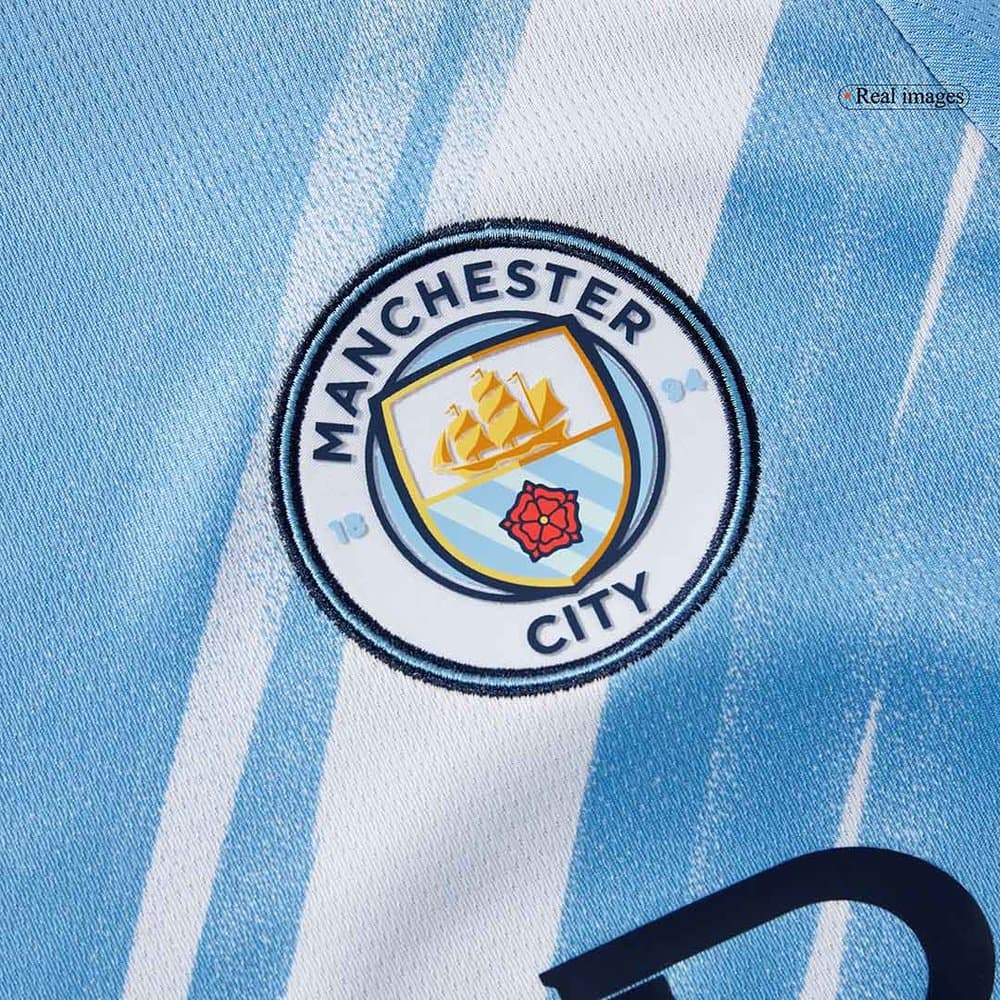 Men's Manchester City Home Long Sleeve Jersey 2025/26