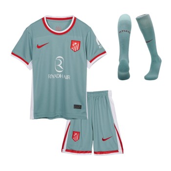 Kid's Atletico Madrid Away Soccer Jersey Full Kit 2024/25 Kid's Atletico Madrid Away Soccer Jersey Full Kit 2024/25
