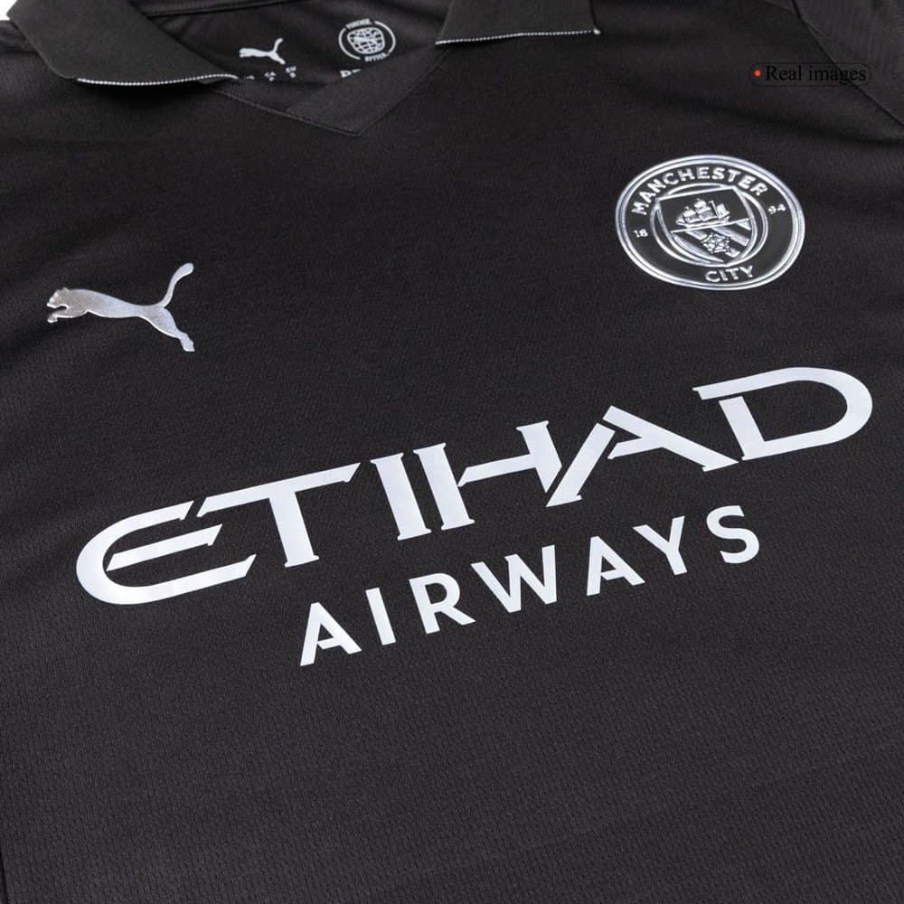 Men's Manchester City Away Replica Soccer Jersey 2025/26 Men's Manchester City Away Replica Soccer Jersey 2025/26
