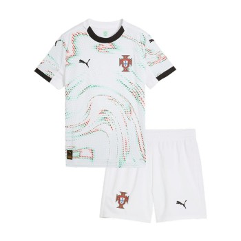 Kid's Portugal Away Soccer Jersey Kit 2025