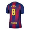 Men's PEDRI #8 Barcelona Home Authentic Soccer Jersey 2025/26