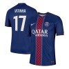Men's VITINHA #17 PSG Home Authentic Jersey 2025/26 Men's VITINHA #17 PSG Home Authentic Jersey 2025/26