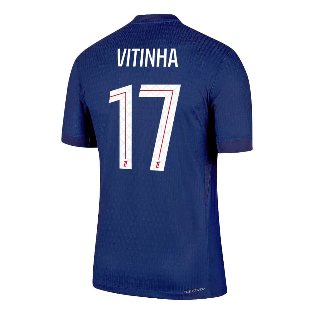 Men's VITINHA #17 PSG Home Authentic Jersey 2025/26 Men's VITINHA #17 PSG Home Authentic Jersey 2025/26