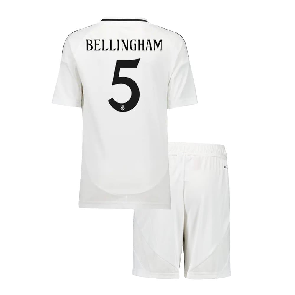 Kid's BELLINGHAM #5 Real Madrid Home Soccer Jersey Kit 2024/25 Kid's BELLINGHAM #5 Real Madrid Home Soccer Jersey Kit 2024/25