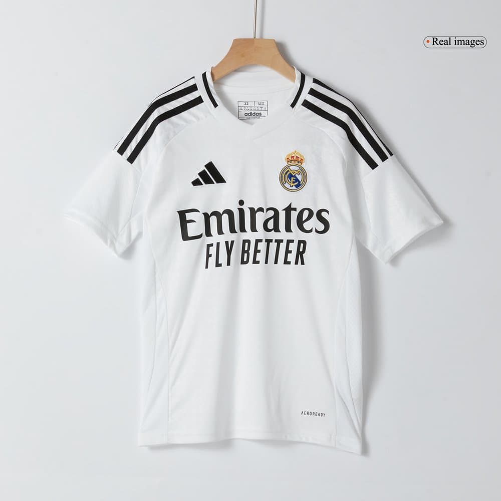 Kid's BELLINGHAM #5 Real Madrid Home Soccer Jersey Kit 2024/25 Kid's BELLINGHAM #5 Real Madrid Home Soccer Jersey Kit 2024/25
