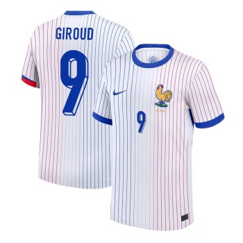 Men's GIROUD #9 France Away Replica Soccer Jersey 2024 Men's GIROUD #9 France Away Replica Soccer Jersey 2024
