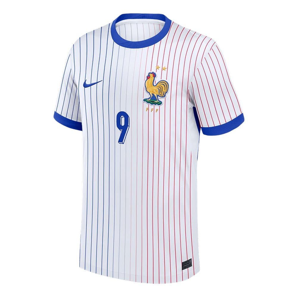 Men's GIROUD #9 France Away Replica Soccer Jersey 2024 Men's GIROUD #9 France Away Replica Soccer Jersey 2024
